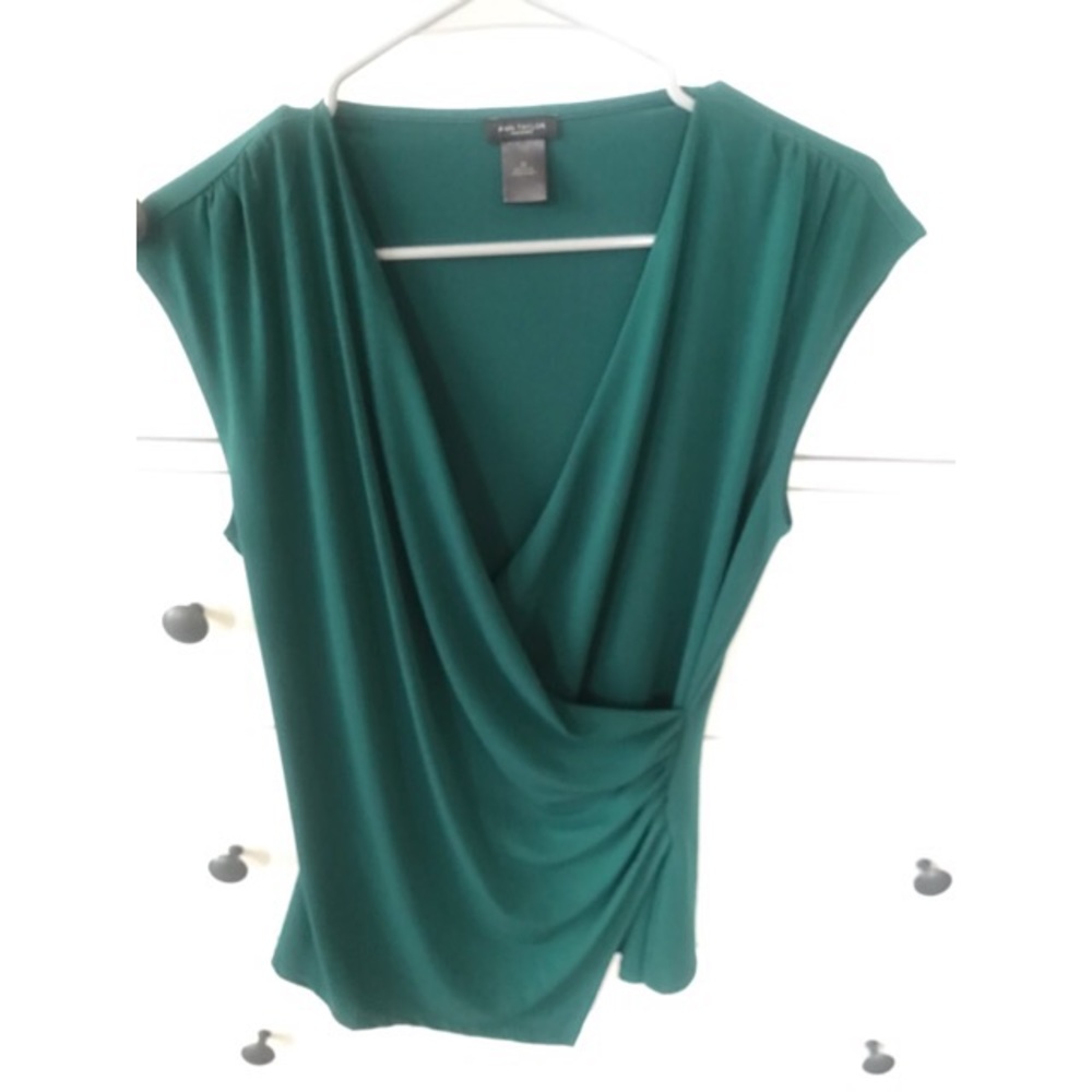 Ann Taylor faux wrap top